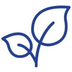 Icon outline of a leaf